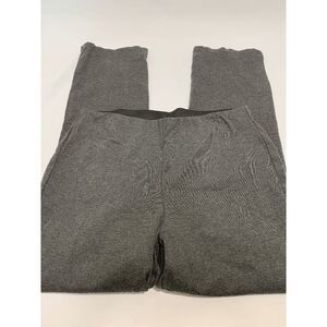 JM Collection Women's Elastic Waist Slim Fit High Rise Gray Leggings Size L